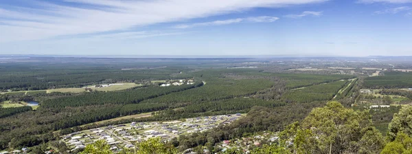 Glass House uitzicht op de bergen vanaf Mount Beerburrum Summit — Stockfoto