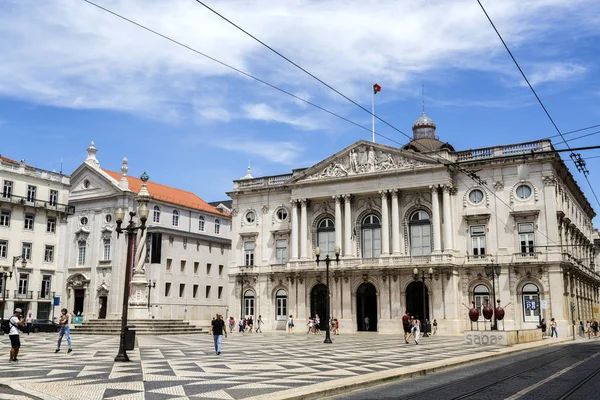 Lisboa rådhus på kommunal plass – stockfoto