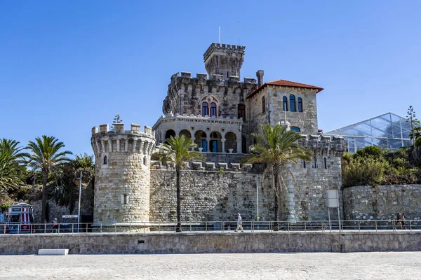 Estoril forte da Cruz 해변 별장 — 스톡 사진