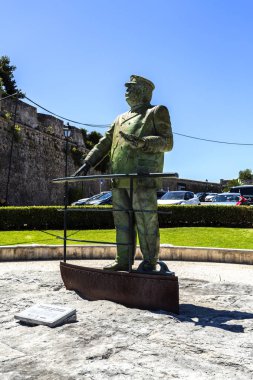 Cascais Kralı I. Carlos Heykeli