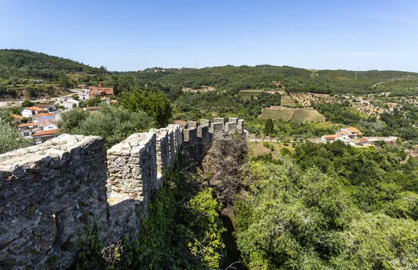 Penela medeltida slott i romanska och gotiska stilar — Stockfoto