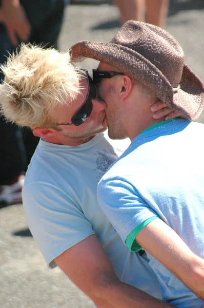 Klappern Juni 2006 Circa Schwul Lesbische Feier Draußen Seattle — Stockfoto