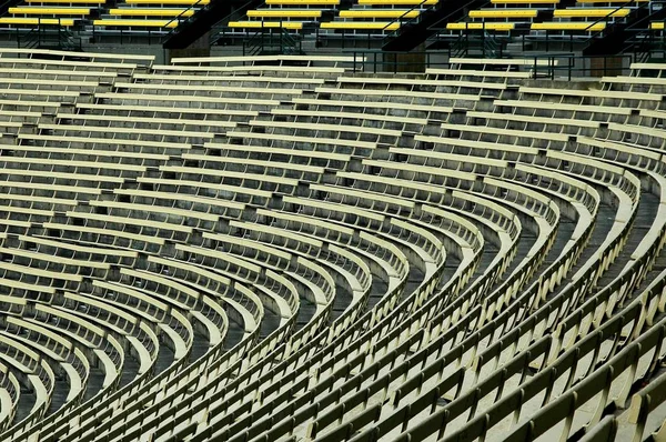 Empty Football Stadium Ready Big Game Day — Stock Photo, Image