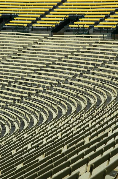 Empty Football Stadium Ready Big Game Day — Stock Photo, Image