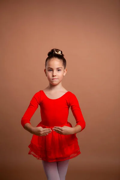 Menina Roupas Para Dança Salão — Fotografia de Stock