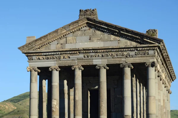 寺庙的加尼 第一世纪希腊神庙附近加尼 亚美尼亚 教科文组织世界遗产站点 — 图库照片