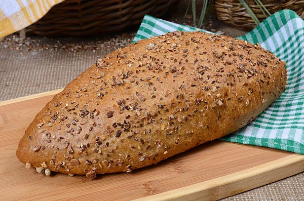 Brown Bread Seeds — Stock Photo, Image