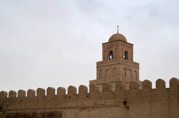 Grande Mesquita Kairouan Tunísia — Fotografia de Stock