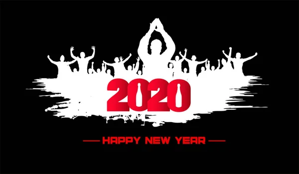 Feliz Ano Novo 2020 Vetor De Stock