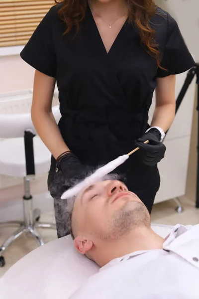 Liquid nitrogen therapy. — Stock Image Liquid nitrogen therapy. Royalty Free Stock Photos