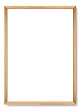 Boş resim çerçevesi. Vektör şablonu