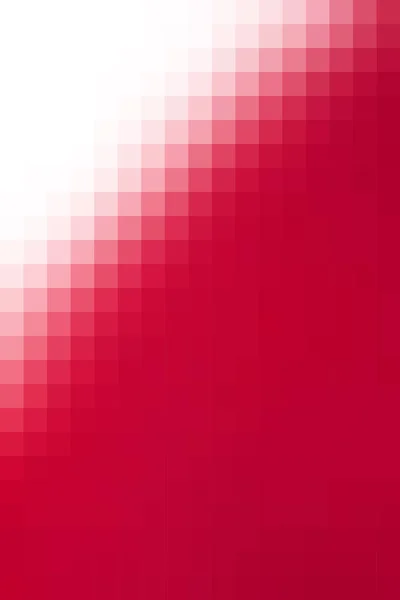 Vector Abstracte Vierkante Mozaïek Tegel Rode Witte Achtergrond Verticale Indeling — Stockvector