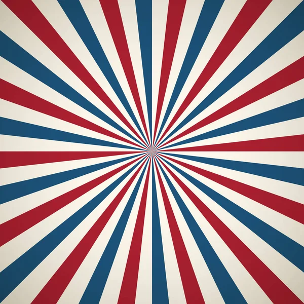 Vatansever arka plan. ABD Bağımsızlık günü sqaure tasarım duvar kağıdı. Stripes zemin ışık retro ışınları ile.