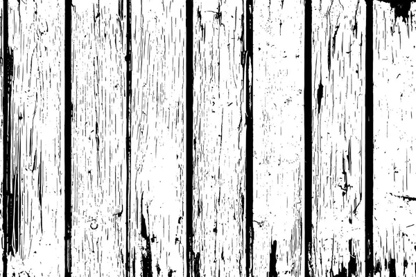 Grunge Texture Superposition Bois Illustration Vectorielle Noir Sur Blanc Format — Image vectorielle