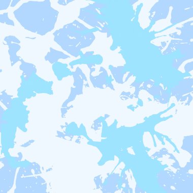 Pastel renkli mavi sanatsal boya sıçramalarına, kare biçimi.