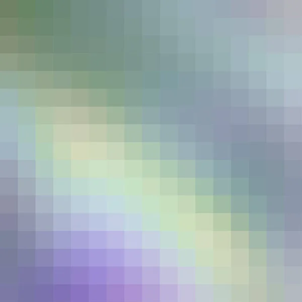 Vektor Abstrakt Glatte Mosaikfliese Licht Pastell Regenbogen Hintergrund Quadratisches Format — Stockvektor