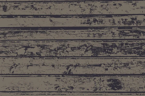 Superposición Madera Grunge Textura Vector Ilustración Fondo Vintage Formato Horizontal — Archivo Imágenes Vectoriales