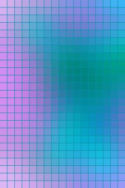 Vektör mavi ve pembe soyut kare mozaik döşeme arka plan, dikey biçimi.