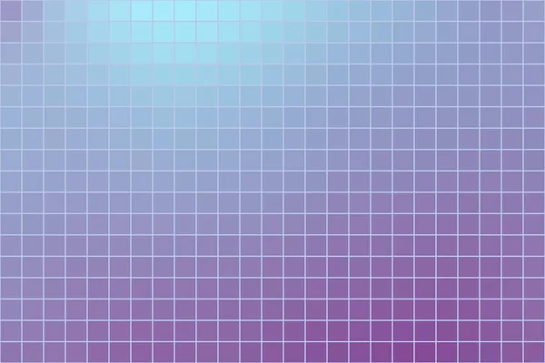 Vettore Mattonelle Mosaico Quadrato Astratto Blu Sfondo Viola Formato Orizzontale — Vettoriale Stock