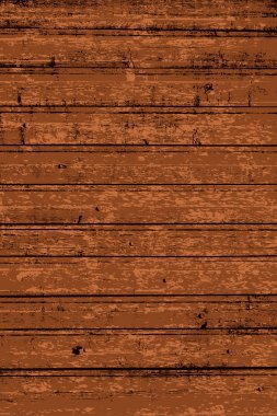 Dikey doku ahşap kaplama. Vektör çizim arka planda parlak kahverengi ve siyah. Doğal rustik sıkıntılı zemin.