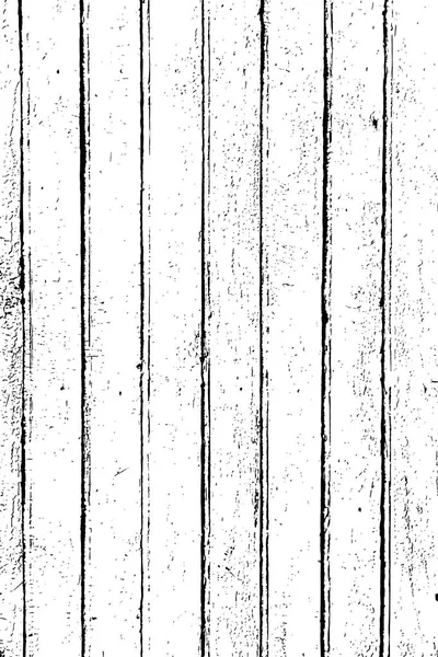 Grunge Madeira Sobreposição Textura Fundo Ilustração Vetorial Preto Sobre Branco — Vetor de Stock