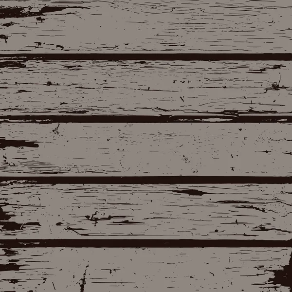 Grunge Hout Overlay Vierkante Textuur Vector Afbeelding Achtergrond Gedempte Bruine — Stockvector