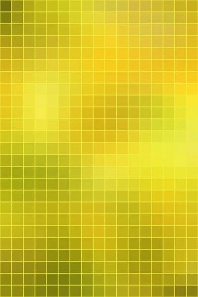 Streszczenie Gładkie Kwadratowy Mozaiki Jasne Żółte Płytki Tło Format Pionowy — Wektor stockowy