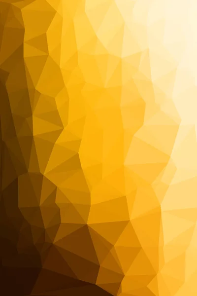 Fondo Geométrico Abstracto Amarillo Negro Formado Por Triángulos Colores Patrón — Vector de stock