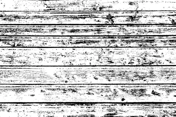 Superposición Madera Grunge Textura Fondo Ilustración Vectorial Negro Sobre Blanco — Archivo Imágenes Vectoriales