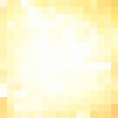 Vektör soyut pürüzsüz mozaik döşeme sarı arka planı, kare biçimi.