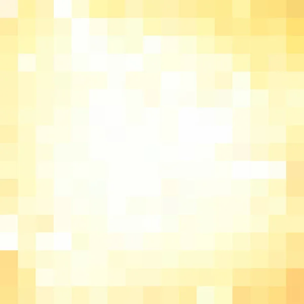Abstrakcyjne Mozaiki Gładkie Płytki Żółte Tło Format Kwadratowy — Wektor stockowy