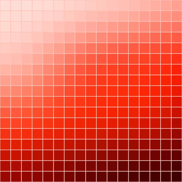 Astratto Colorato Mattonelle Mosaico Quadrato Sfondo Rosso Formato Quadrato — Vettoriale Stock