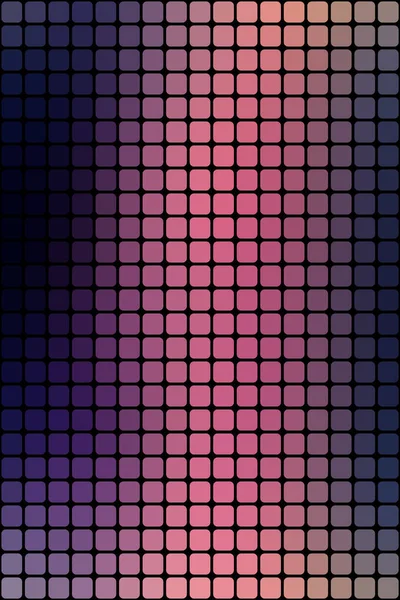 Vector Abstracto Rosa Azul Oscuro Fondo Mosaico Con Azulejos Cuadrados — Vector de stock