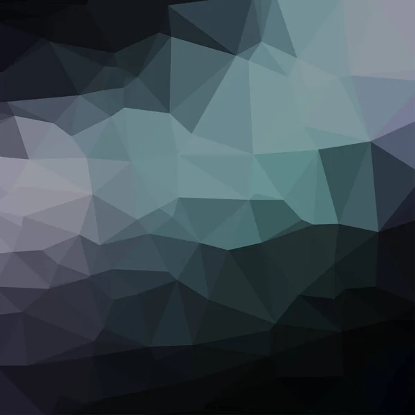 Dunkler Abstrakter Quadratischer Geometrischer Hintergrund Bestehend Aus Farbigen Dreiecken — Stockvektor