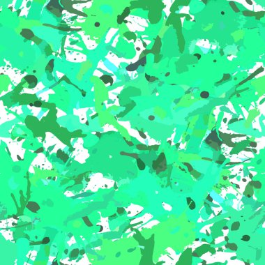 Funky greenr boya Dikişsiz desen, soyut çok renkli vektör arka plan su sıçramalarına. Tekstil, kumaş, kağıt ambalaj için renkli tasarım duvar kağıdı.