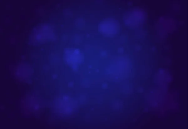 Αφηρημένη Ομαλή Θαμπάδα Σκούρο Μπλε Οριζόντιες Διάνυσμα Φόντο Φώτα Bokeh — Διανυσματικό Αρχείο