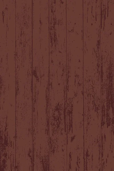 Grunge Holz Overlay Textur Vektor Illustration Hintergrund Dunkelbrauner Roter Farbe — Stockvektor