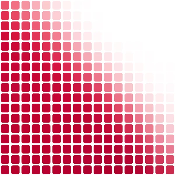 Vector Abstracto Rojo Blanco Fondo Mosaico Con Azulejos Cuadrados Sobre — Vector de stock