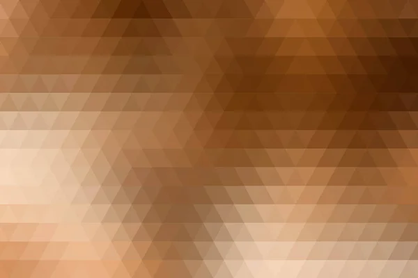 Fond Géométrique Abstrait Brun Formé Triangles Rangées — Image vectorielle