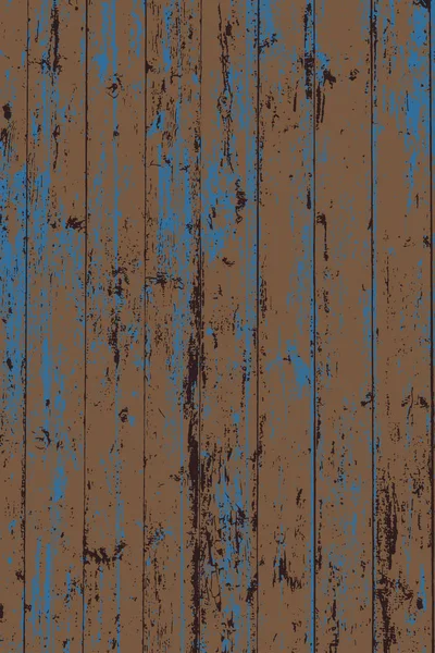 Grunge Wood Overlay Vertical Texture Vector Illustration Background Dark Brown — Stock Vector