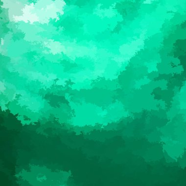 Soyut modern vektör arkaplanı, kare format. Dijital olarak oluşturulan çağdaş duvar kağıdı. Canlı yeşil arkaplan.