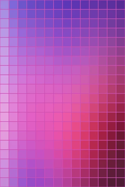 Vektorové Abstraktní Hladké Čtvercové Mozaika Růžové Fialové Dlaždice Pozadí Vertikální — Stockový vektor