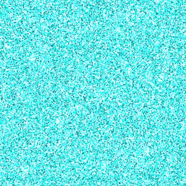 Bright Aqua Blue Glitter Texture Vector Seamless Pattern Shiny Wallpaper — Stock Vector