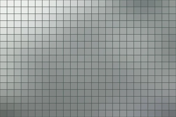 Astratto Piastrelle Mosaico Quadrato Sfondo Grigio Qualsiasi Disegno Formato Orizzontale — Vettoriale Stock