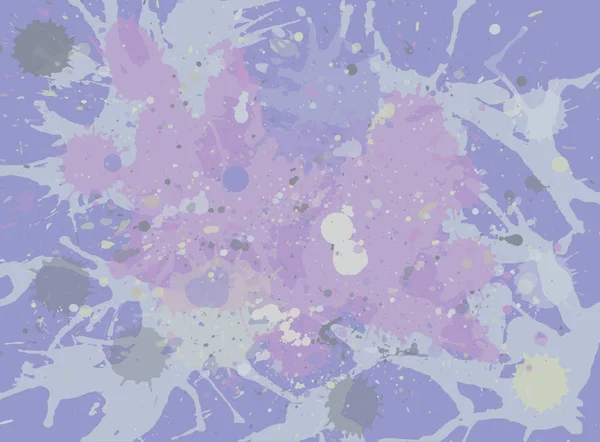 Neutrale Pastellblau Und Rosa Aquarellfarbe Künstlerische Spritzer Hintergrund Vektorabbildung Horizontales — Stockvektor