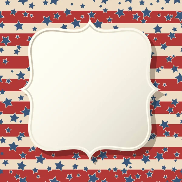 Американский патриотический фон — стоковый вектор