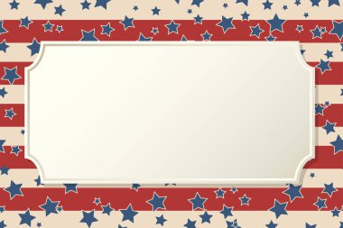Amerikan vatanseverlik arka plan çerçevesi