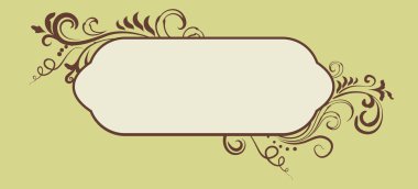 Süs Doodle çiçek çerçevesi