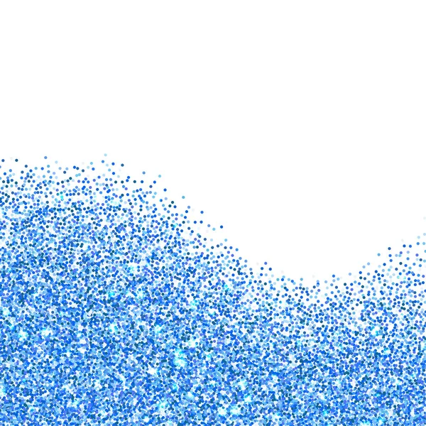 Синий блеск текстуры границы на белом фоне — стоковый вектор