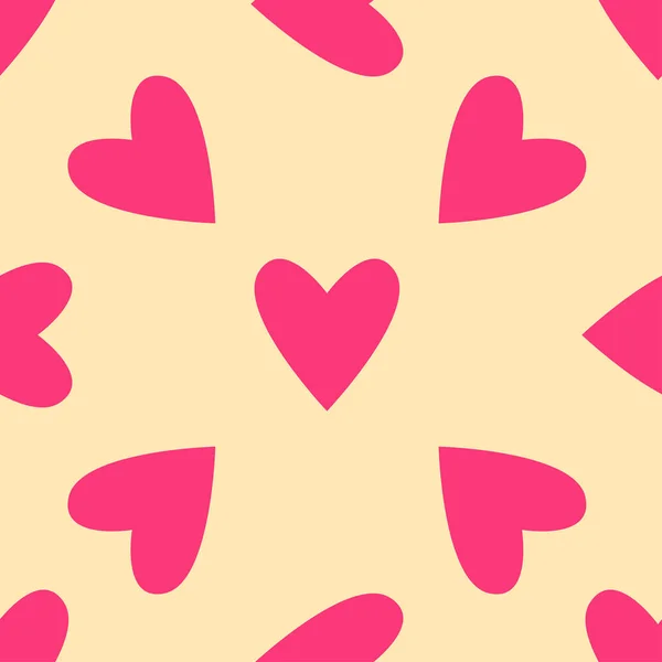 Seamless hearts pattern — Stock Vector